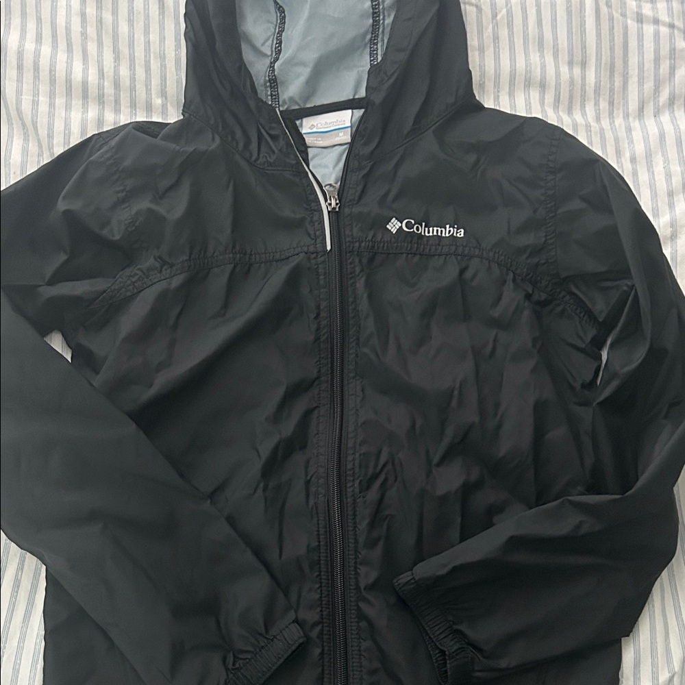 Columbia Kids Black Raincoat Medium